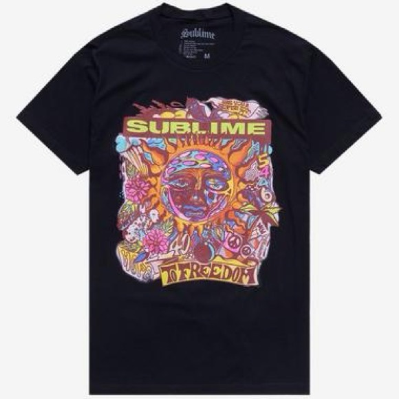NWOT Sublime 40 Oz To Freedom Psychedelic Tee | Medium - Picture 1 of 6